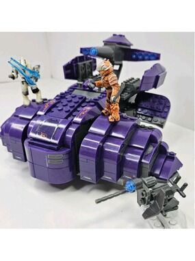 Halo Mega Bloks 96832 Covenant Wraith Tank Set No Box Or Manual